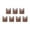 7PCS(F) A5, variant on LED Christmas Snowflakes Wall Decorations, Holiday 2D Flat Wooden Silhouette Wall Lights
