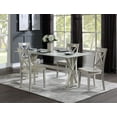 thumbnail image 3 of Boraam Jamestown Dining Table, Antique White, 3 of 5