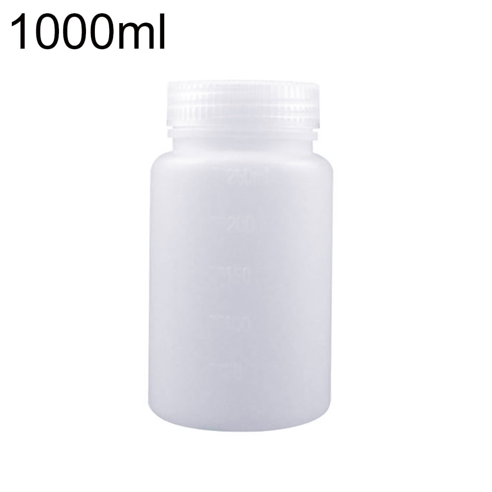 Xdian 1000ml Plastic Storage Bottle For Chemical Liquid Vial Reagent Lab Supply Empty Walmart Com