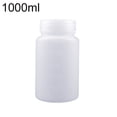 thumbnail image 3 of Opvise 1000ml Plastic Storage Bottle for Chemical Liquid Vial Reagent Lab Supply Empty White, 3 of 5