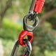 thumbnail image 3 of 30KN Rotación de Rotor Giratorio de Escalada Dispositivo Giratorio Giratorio de Seguridad de 360 ​​ degree para Hamaca Colgante de Cuerda Arborist Swing Dan Rojo gris Baoblaze Oscilación del rotor, 3 of 8
