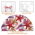thumbnail image 4 of Sikiie Coral Reef 30-48 inches {designName} Print Christmas Tree Skirt Snowman Xmas Tree Skirt with Edge Christmas Decorations for Holiday Party48", 4 of 7
