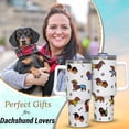 thumbnail image 2 of Dachshund Gifts For Women-40oz Cute Dachshund Tumbler With Handle Lid and Straw -Dachshund Gifts For Men-Dog Lover Gifts-Dog Owner Gifts Stainless Steel Insulated Bottle Travel Mug Coffee Cup, 2 of 6