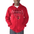 thumbnail image 3 of Men's G-III Sports by Carl Banks Cardinal Arizona Cardinals Perfect Season Full-Zip Hoodie, 3 of 4