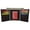 Brown, variant on Leather Mens Trifold Wallet Zipper Money Compartment 55 CF