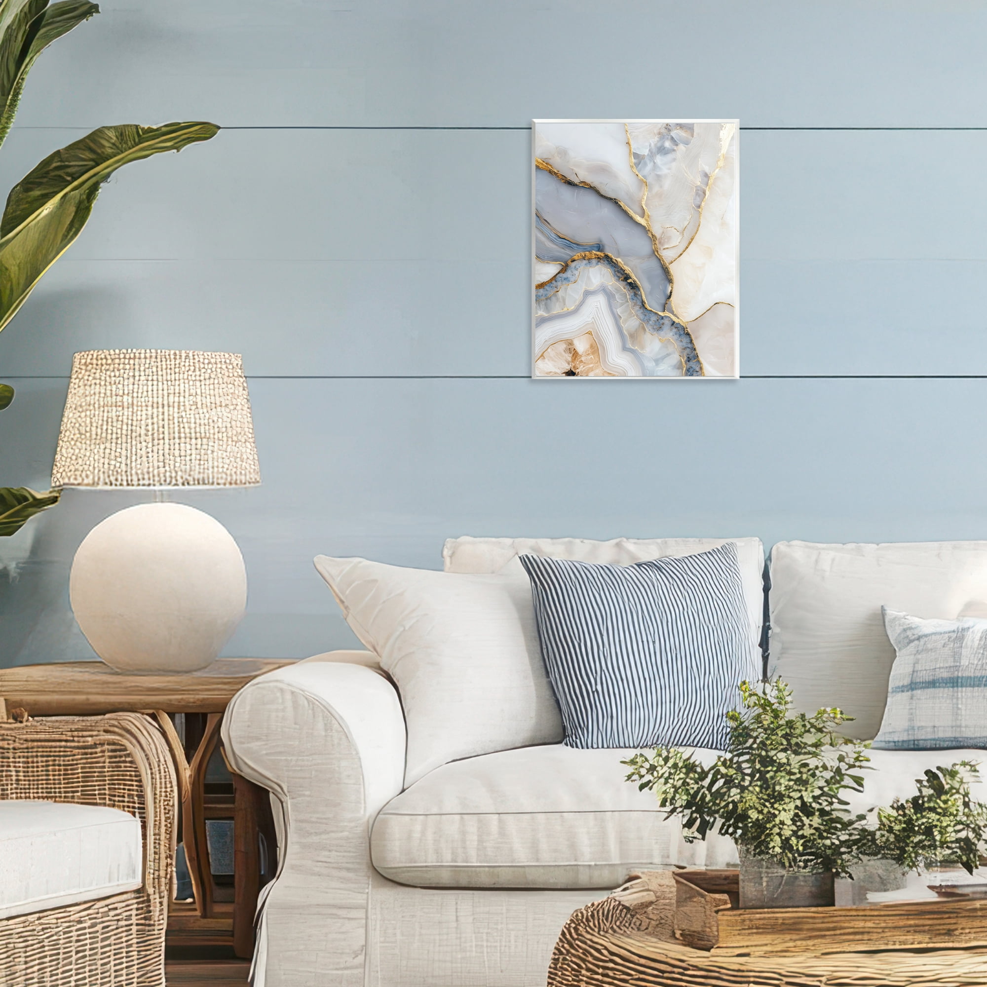Stupell Industries Glimmering Layers of Agate Wall Plaque Art, design by Svetlana Aleynikova