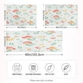 thumbnail image 4 of Mermaid Pattern Design Satin Pillowcase 20''x26'' Double-Sided Print Soft Wrinkle Resistant, 4 of 9