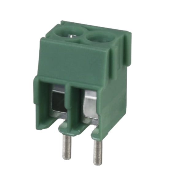 Pack of 4 1984617 Terminal Block 2 Position Wire to Board Terminal Block Horizontal with Board 0.138 (3.50mm) Through Hole