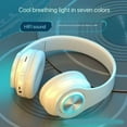 thumbnail image 5 of Wireless Bluetooth Headsets Cool Luminous Heavy Bass Folding Card High Sound Quality Long Working Bluetooth headphones Save to 65% off!, 5 of 8