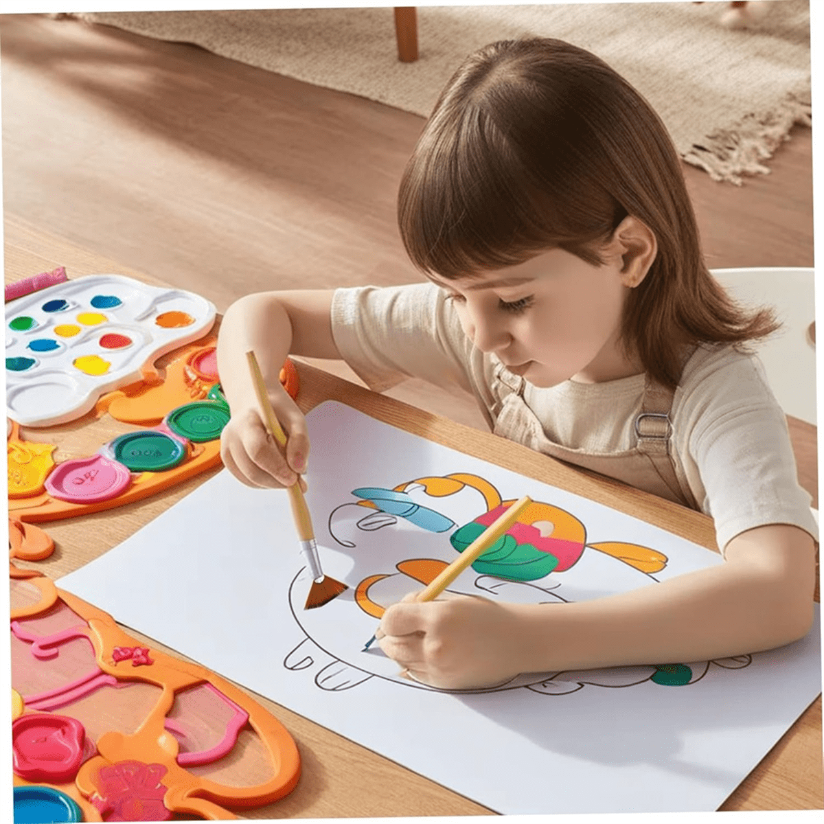 1 * Paint Brush Set-As Shown