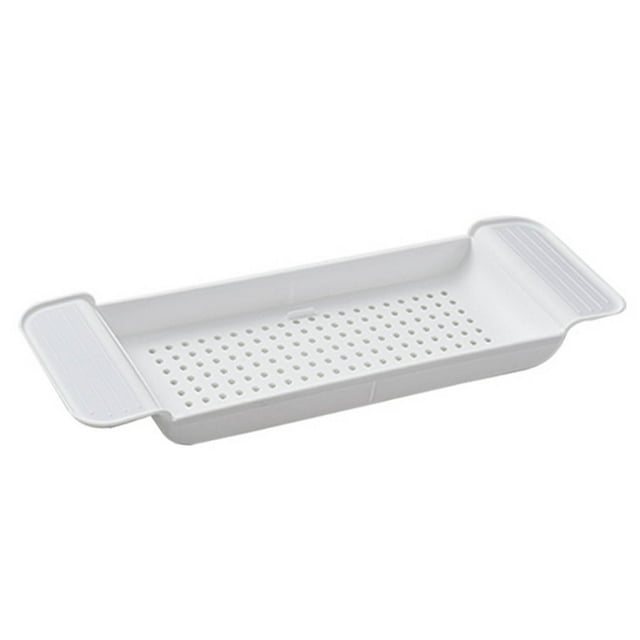Bathtub Tray, Bath Caddy Tub Table Convenient Practical For Hotel White,Black