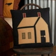 thumbnail image 2 of VHC Brands Heritage Farms Primitive House Pillow 18x18 Country Primitive Bedding Accessory, Black, 2 of 3