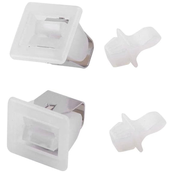 2025 New! 4 Pieces Suitable for 306436 279570 Dryer Door Latch Kit, Clothes