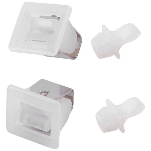 4 Piezas Adecuadas para 306436 279570 Kit de Pestillo de Puerta de Secadora Adecuado para Secadora de Ropa