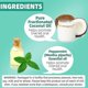 thumbnail image 3 of Coconut Oil Pulling With Tongue Scraper, Whitening Pulling Oil Mouthwash, Peppermint Essential Oil For Fresh Breath, Teeth Whitening, 3 of 5