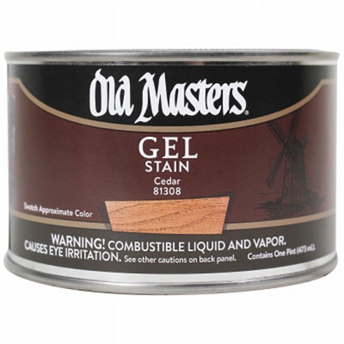 Old Masters 81308 Gel Stain Pint, Cedar
