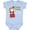 Baby Blue, variant on Santa Claus Is On His Way Christmas Boys or Girls Baby Bodysuit