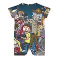 thumbnail image 2 of Rick And Morty Baby Romper Short Sleeve Bodysuits Soft Rompers Summer Clothes One-Piece Jumpsuits Outfits 9-12M, 2 of 8