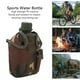 thumbnail image 3 of Sports Water Bottle 1L Leak Proof Wide Mouth Portable Camping Bottle for Outdoor Gym Hiking Travel Type 2, 3 of 4