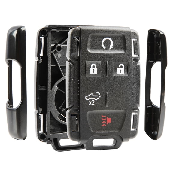 Remote Key Fob Shell 5bth Lift Gate Case for Chevrolet Silverado GMC Sierra (M3N-32337200, 84209236)