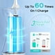 thumbnail image 4 of 1 juego de irrigador bucal portátil COSLUS, irrigador bucal eléctrico recargable, dispositivo de limpieza dental con puntas de chorro., 4 of 8