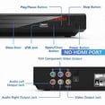thumbnail image 5 of DVD Player, CD Player for Home, DVD Player for TV, 5 of 5