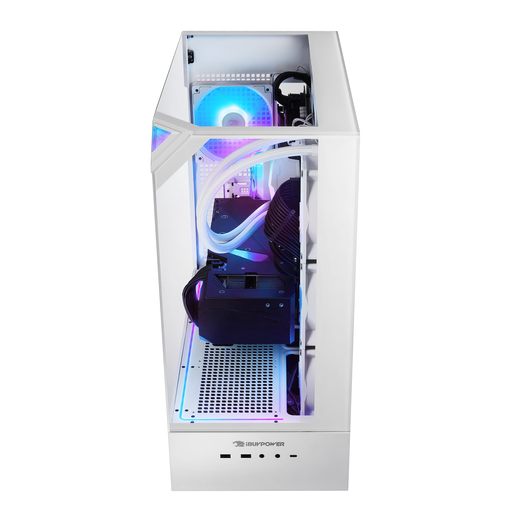 iBUYPOWER Element Gaming PC Desktop Computer Intel Core i7 14700F CPU, NVIDIA GeForce RTX 5060Ti 16GB GPU, 32GB DDR5 RGB 5200MHz RAM, 1TB NVMe SSD,Windows 11 Home,Gamer Keyboard and Mouse-EWI7N56T01