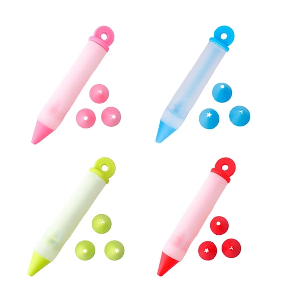 SouMaox Cake Decorating Pen Set Icing Piping Nozzles Dessert Cream Writing Tools Cupcake Pastry DIY Supplies Handheld Frosting Dispenser