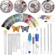 thumbnail image 1 of Aguja mágica, kit de bordado con hilos de 50 colores, 2 lienzos de bordado, juego de agujas y otras herramientas, kit de aguja mágica, 1 of 5