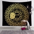 thumbnail image 1 of Psychedelic Wall Art Tapestry Sun and Moon Tapestry Mandala Tapestry Chakra Yoga Wall Hanging Tapestry Home Decor, 1 of 2