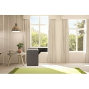 Midea 8,000 BTU Portable Air Conditioner, 3-In-1 Dehumidifier, Fan, Cool, Comfortsense Remote, Wi-Fi and Alexa, Gray