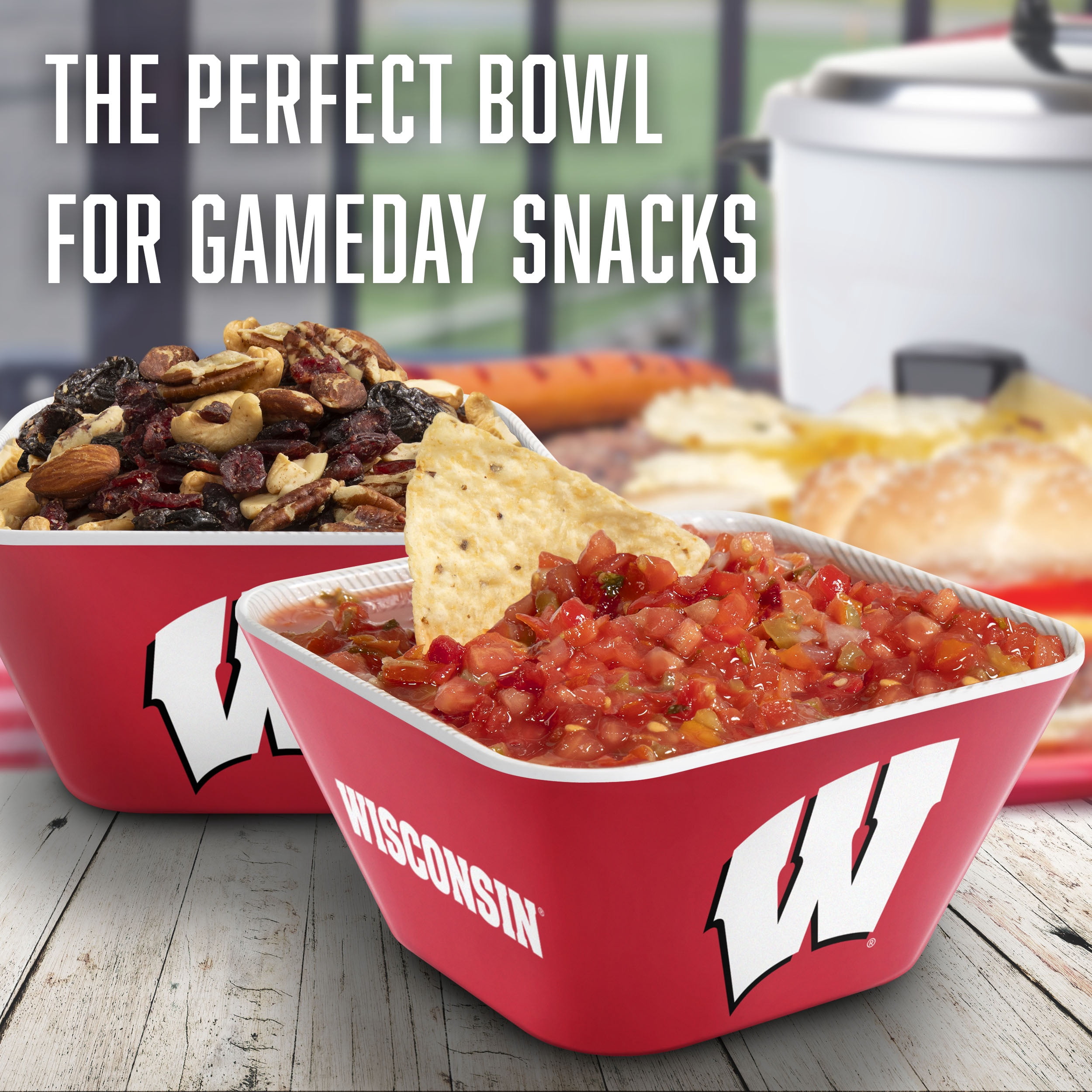 YouTheFan NCAA Wisconsin Badgers Small Snack Bowl