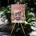 thumbnail image 4 of Happy Valentine’s Day Adorable Exotic Shorthair Kitten Holding Heart Balloon Vertical Matte Canvas Poster Cat Lover Kitten Owner Gifts Wall Art Home Decor - 00030, 4 of 5