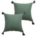 thumbnail image 1 of Funda de cojín de sofá para el hogar, funda de almohada con borlas, de algodón y cáñamo, sin núcleo, 2 uds., 1 of 5