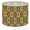 Color 4, variant on Drum Lampshades Retro Abstract Atomic Era Seamless 1950s 1960s 1970s modern 13"x13"x10" Light Shade for Table Lamps Floor Lamp Shades Replacement Assembly Required