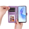 thumbnail image 3 of Funda tipo cartera GANGXUN para Honor X50i 5G , diseño girasol, cuero PU, soporte, cierre magnético, tarjetero, 3 of 5