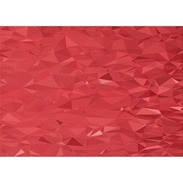 Ahgly Company Tapis d'Intérieur Rectangulaires Transitionnels Rouges Lavables à la Machine, 8 Pieds x 12 Pieds