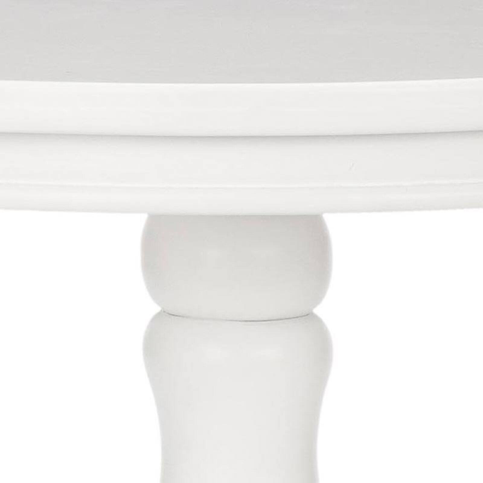 Safavieh Juliet Pine Wood Side Table in White - image 4 of 5