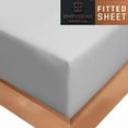 thumbnail image 4 of Empyrean Bedding Double Brushed Microfiber 14" - 16" Deep Pocket Fitted Sheet, Twin-XL, Silver Light Gray, 4 of 5