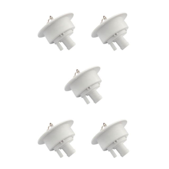 Redempat Freshwater Inlet Cap With Lock Filler Lockable Water Filler Water Filler Leakproof And Lockable White 5Set