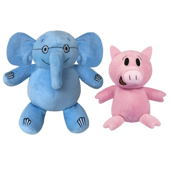 New Blue Elephant and Pink Pig Plush Toys for Boys and Girls Animal Toys,Christmas Valentine's Day Party Gifts