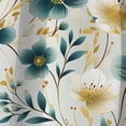 thumbnail image 4 of Designart "Minimalist Floral Whispers In Dreamy Garden" Floral Blackout Curtain Single Panel, 4 of 4
