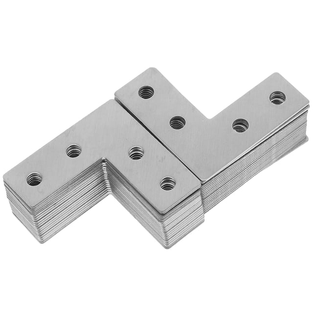 VERDANVERSE 40Ud Soportes En L De Acero Inoxidable Para Muebles Con Ángulo Recto Y Fijación Segura
