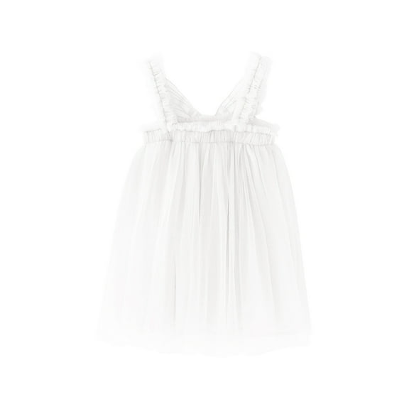Baby Girls Summer Clothes Toddler Baby Cute Sleeveless Mesh Butterfly Wing Suspenders Dresses Children Beach Dress