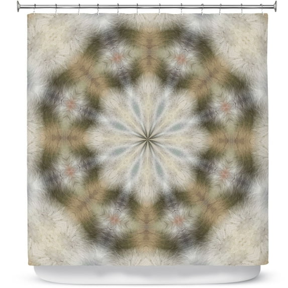 Shower Curtains 70" x 73" from DiaNoche Designs by Pam Amos - Lace Kaleidoscope