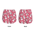 thumbnail image 3 of KLL French Bulldog Pattern Shorts Women,Athletic Shorts High Waisted Running Shorts Pocket Sporty Short Gym Elastic Workout Shorts-Small, 3 of 7