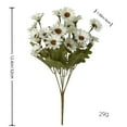 thumbnail image 2 of 5 Piece Sunset Mums Fall Floral Arrangement Realistic Silk Flowers For Home Windproof Design 5PCS, 2 of 5