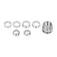 thumbnail image 3 of 8pcs Set Watch Movement  Base Holder,Watchmaker Watch Repair Tool Kit,Stainless Steel Silver Watch Repair Maintain Tools For BZ 2000, Professional Watch Battery Replacement Tool, 3 of 8