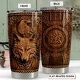 thumbnail image 2 of Viking Tumbler 20oz Viking Gifts for Men Vikings Cup Stainless Steel Insulated Tumblers Coffee Travel Drinking Mug Gift for Birthday Christmas, 2 of 7