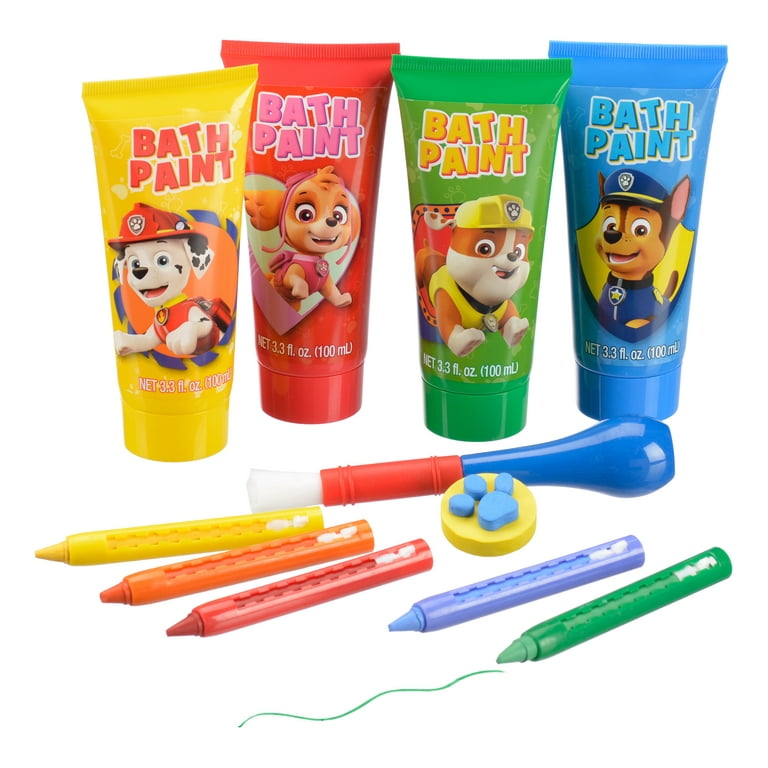 Bath Hygiene with Paw Patrol Paddlin' Pups Paint Activity for Kids 